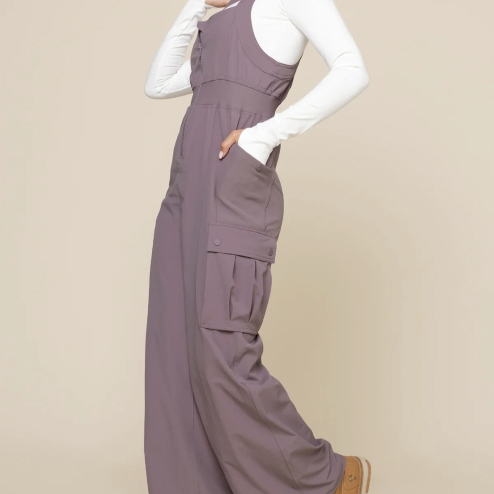POPFLEX Dusty Mauve Jumpsuit - Picture 6 of 10